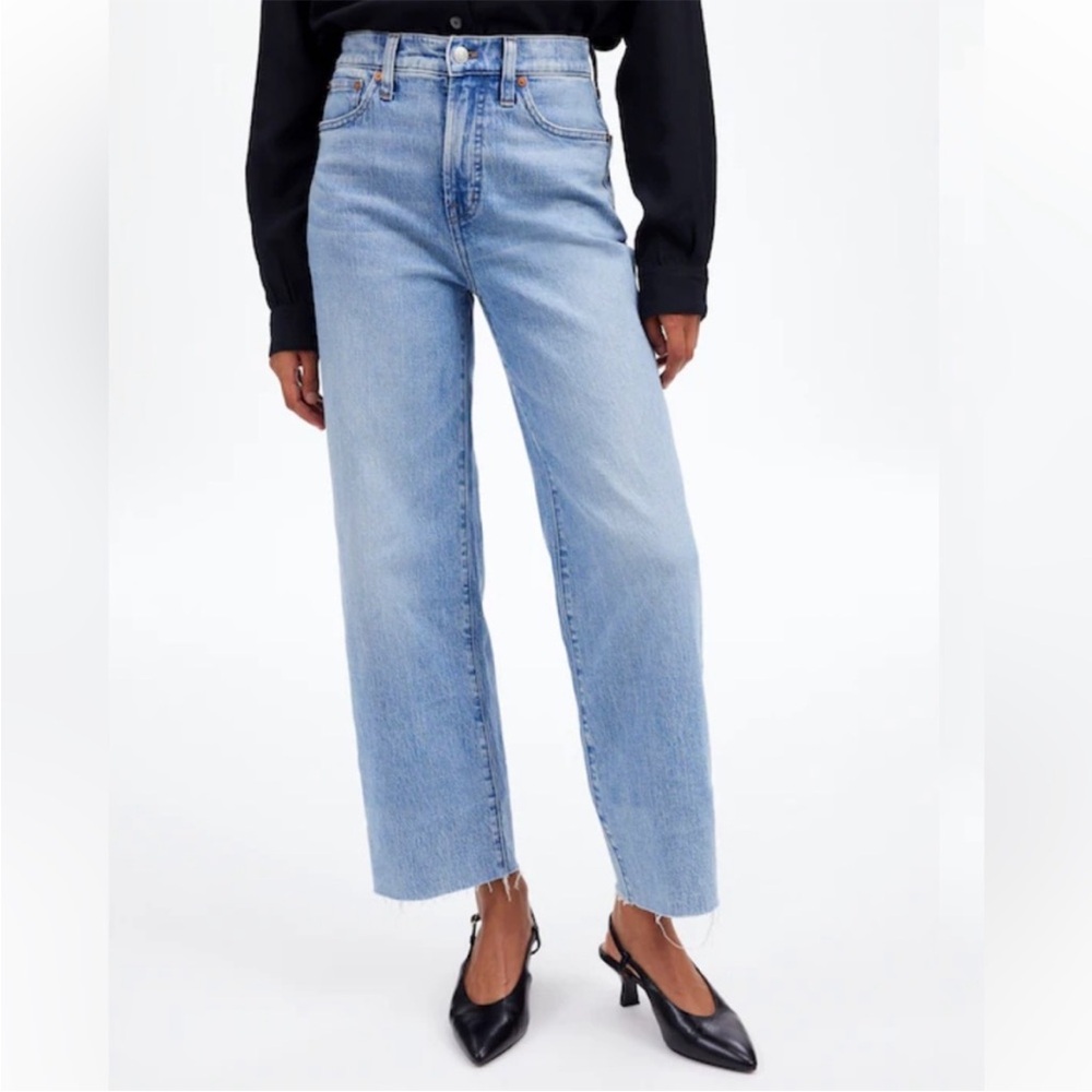 Madewell-Perfect Vintage Wide-Leg Crop Jean. Size: 27 - Picture 5 of 11